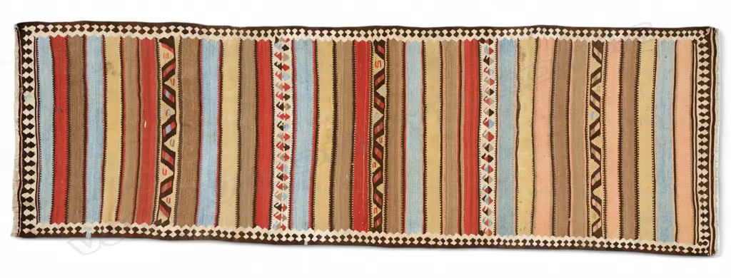 Early 20thC Meshkin Azerbaijan/Iran Ardabil runner, Image 1++